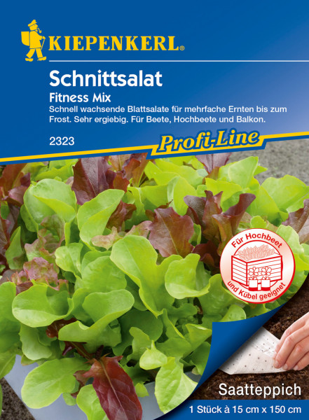 Kiepenkerl Salat Fitness Mix, Saatteppich