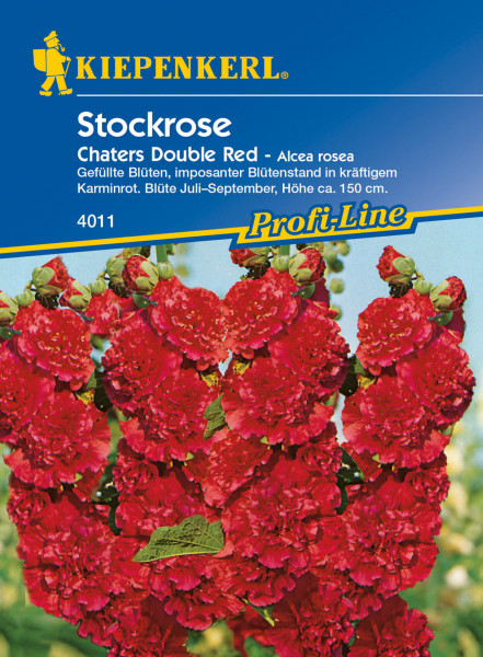 Kiepenkerl Stockrose Chaters Double Red