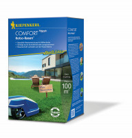 Produktbild von Kiepenkerl Profi-Line Comfort Robo-Rasen 2 kg Rasensamen Verpackung mit Informationen zur speziellen Rasensamenmischung für Mähroboter,...