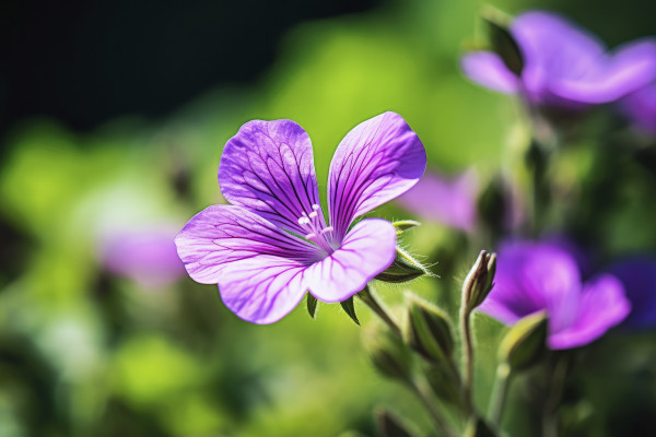 2400-ai-generated-geranium-wilfordii-flower-ai-generated