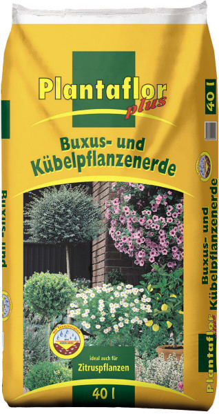 Plantaflor Buxus- und Kübelpflanzenerde 40l