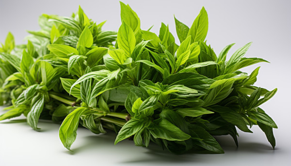 large-ai-generated-fresh-green-plant-growth-in-nature-close-up-of-herb-generated-by-ai